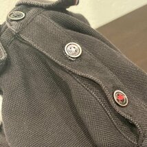 【77】1円～ モンクレール MONCLER MAGLIA POLO MANICA CORTA マリア マニカ クルト 半袖 表記サイズ：M ブラック 黒 トップス メンズ_画像6