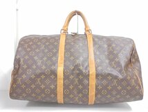 【80】1円～ルイヴィトン LOUIS VUITTON モノグラム キーポル55 M41414 旅行バッグ ボストンバッグ USED品_画像2