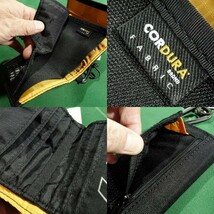 ▲グレゴリー ｘ CONVERSE コラボ コーデュラ素材 カラビナ付 2つ折り財布 CLASSIC WALLET CONV ブラック/オレンジ 未使用・タグ付!!!▲_画像8