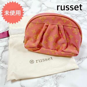 新品 未使用 ラシット レディース ポーチ russet クリスマス プレゼント ピンク コスメ 化粧 ミニ バッグ ギフト