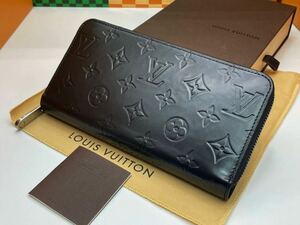 1円◇激レア・極美品◇LOUISVUITTON◇ヴェルニ◇ ◇モノグラム◇ジッピーウォレット◇ノワールマニエティック◇ガンメタ◇ルイヴィトン