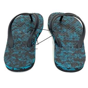 VOLCOM ボルコム V0812101SUG② メンズ US9 27cm ビーチサンダル Ecoなビーサン BeachSandal グリーン系色 ヴォルコム 新品 即決 送料無料の画像5