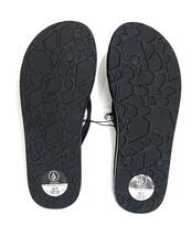 VOLCOM ボルコム V0812101BLK③ メンズ US9 27cm ビーチサンダル Ecoなビーサン BeachSandal ブラック 黒色 ヴォルコム 新品 即決 送料無料_画像7