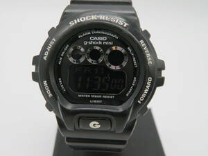 ジャンク品　CASIO(カシオ）g-shockmini　GMN-691　ブラックカラー　腕時計　中古品　ユモ8ー12A　