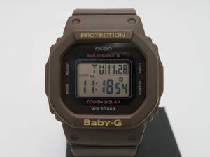 CASIO(カシオ）Baby-G　タフソーラー　BGD-5000UET　ブラウンカラー　腕時計　中古品　W1ー20A　