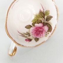 【アンティーク】1円 イングランド製 QUEEN'S クイーンズ STAFFORDSHIRE スタッフォードシャー カップ＆ソーサー 3客 洋食器 茶器 #433_画像9