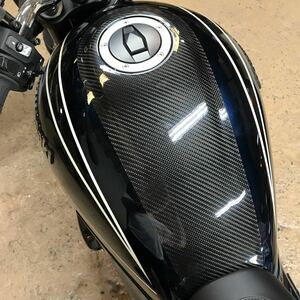 Z900RS 綾織カーボン タンクセンターカバーWIDE Ver.4 タンクカバー