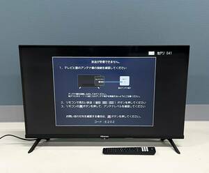 FK◆ 美品 通電確認済 Hisense ハイセンス 32A40H 2023年製 液晶テレビ 32V型 ブラック リモコン付