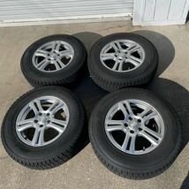 GR☆ バリ山 DUNLOP GRANDTREK SJ7 スタッドレス 215/70R16 2011年製 JOKER 16インチ 5穴 16×2/1J ダンロップ タイヤ ホイール_画像1