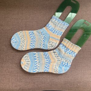 手編み靴下 