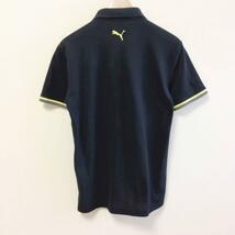 プーマ　puma ゴルフウェア　ポロシャツ　ブラック× イエロー　Sサイズ ブランドマーク　半袖シャツ_画像5