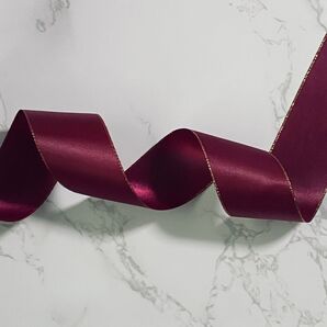 ゴールドエッジサテンリボン