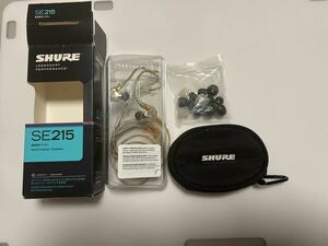 SHURE SE215-CL-J 動作確認済み　 イヤホン シュア SHURE 