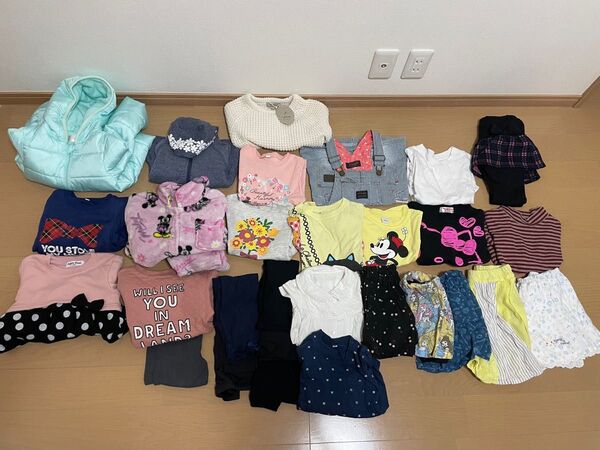 女の子服 まとめ売り100 計28点 クーラクール等 子供服