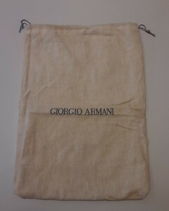 ▲ GIORGIO ARMANI 巾着袋 ジョルジオ アルマーニ 巾着 小物入れ コレクション 袋 保存袋 布袋