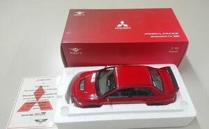 Super A MITSUBISHI LANCER EVOLUTION Ⅸ GSR 三菱 ランサー エボリューション 9 ミニカー1/18 京商 ランエボ 赤 レッド 中古現状品