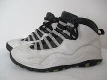 ★NIKE AIR JORDAN10 RETRO Steel*ナイキ エアジョーダン10 レトロ★310805-101 スニーカー 29.0cm _画像4