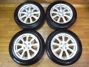 DUFACT 6J-16+45 pcd100/4H WINTER MAXX WM02 185/60R16 16インチアルミホイール+スタッドレスタイヤ付4本アクアXアーバン クロスオーバー