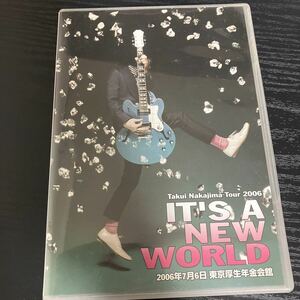 TAKUI 中島卓偉　DVD it's a new world 送料無料