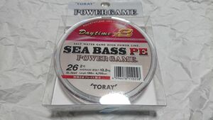 東レ シーバスPE パワーゲーム デイタイム X8 2号 26lb 150m 新品 2.0号 SEABASS PE POWER GAME Daytime 8本撚り 