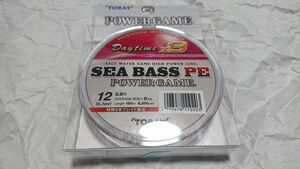  Toray Chivas PE power game daytime X8 0.6 number 12lb 150m new goods SEABASS PE POWER GAME Daytime 8ps.@ twist 