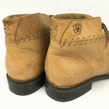 ARIAT/アリアット　本革ハンドメイド　ウエスタン　キルトショートブーツ　サイズ7M　レディース24.0程度　茶/ブラウン　管No.ZA-406_画像9