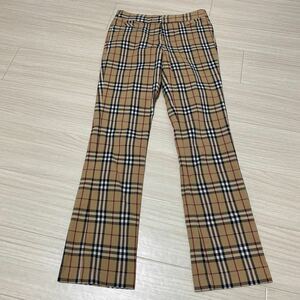 BURBERRY バーバリー 良品　ノバチェック ベージュ パンツ 