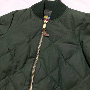 Eddie BAUER BAUER DOWN Skyliner Eddie Bauer Skyline na- down jacket Bauer down reissue lady's green 