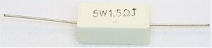 セメント抵抗 5w1.5Ω 2個セット