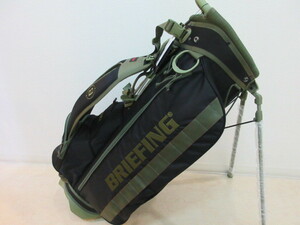 未使用 2023 BRIEFING ブリーフィング CR-4 #03 RANGER GREEN BLACK ブラック スタンドキャディバッグ