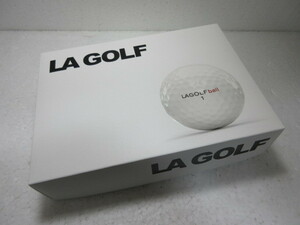 未使用 LA GOLF ゴルフボール 1ダース(12球) LAGOLF-ball ぶっ飛び激スピン高級ボール