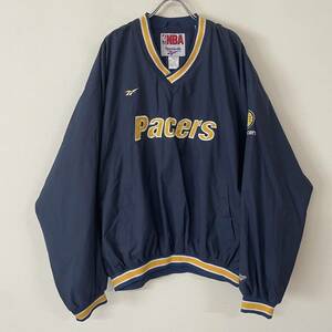 ビンテージ　NBA　Reebok　ナイロン　ジャケット　Vネック　INDIANA PACERS　230901