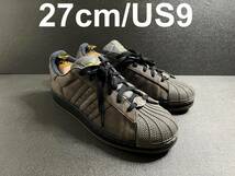 希少品27㎝/US9 adidas SUPER STAR SAMPLE アディダス スーパースター サンプル 029048 カーキ ギルティング KHAKI_画像1