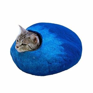 ** free shipping ** [ pet accessories ]kya tea man (CattyMan) wool felt Pod cat house [ sheave Roo ] cat for 