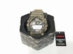 ◆◆CASIO Ｇショック 迷彩カーキー GD-120CM-5JR 未使用◆カモフラージュシリーズ オ－ト高精度LEDバックライト ワールドタイム20気圧防水