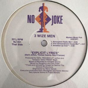 3 Wize Men - Explicit Lyrics / Lyrical Madness (USオリジナル/シールド未開封/アングラ/ニュースクール)