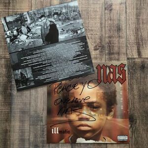 [極レア OG 1stアルバム 直筆サイン入り] Nas - Illmatic