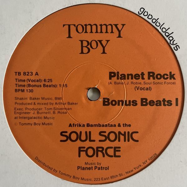 Afrika Bambaataa & The Soul Sonic Force Music By Planet Patrol - Planet Rock
