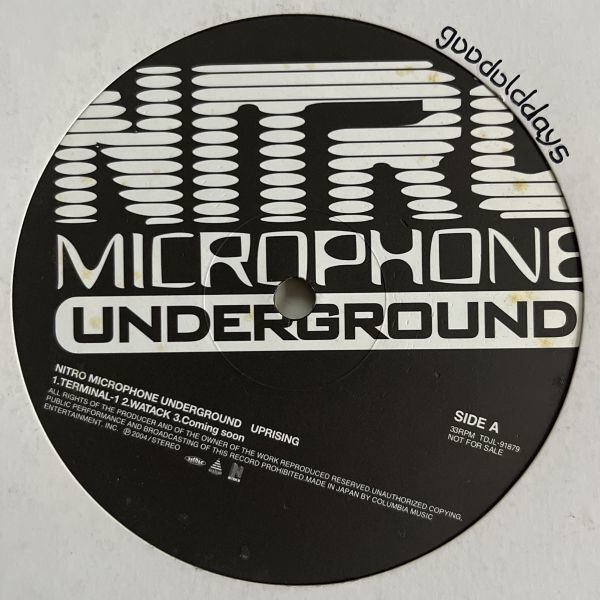 Nitro Microphone Underground - Uprising 6Track E.P. (プロモオンリー) (Promo)
