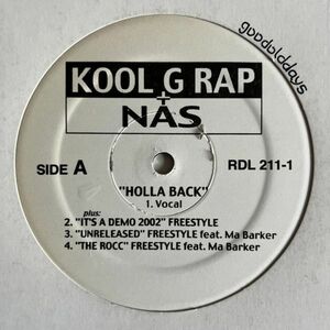 Kool G Rap & Nas - Holla Back / It's A Demo 2002 (プロモオンリー) (Promo)