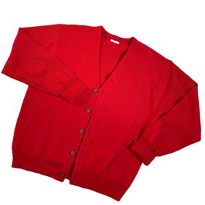 G U カーディガン 赤 アクリル
