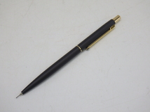 h3K050Z1 MONTBLANC モンブラン Sライン ボールペン シャープペンシル ブラック×ゴールドカラー マット 2点セット 元箱付_画像3