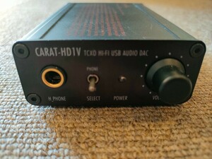 CARAT HD1V USB-DAC ヘッドホンアンプ