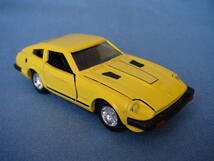 1980年頃古い日本製ダイヤペット1/43位日産2代目フェアレディ280Z-Tノーマルタイプ黄色S130型・美品/オリジナル箱付_画像5