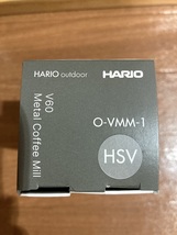 HARIO ハリオ O-VMM-1-HSV コーヒーミル メタルコーヒーミル コンパクト キャンプ 日本製_画像4