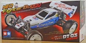 M◎ジャンク品◎ラジコン『電動RCレーシングバギー ネオ マイティフロッグ(DT-03 シャーシ)』 58587 TAMIYA/タミヤ 1/10スケール 組立済