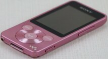 S◇ジャンク品◇WALKMAN/ウォークマン Sシリーズ 8GB NW-S784 ピンク ソニー/SONY DIGITAL MEDIA PLAYER スピーカー/ACアダプターつき_画像4