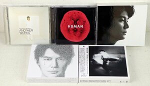 S★中古品★『福山雅治 アルバムCD 5点セット』 ANOTHER WORKS 通常盤/HUMAN 通常盤・DVD付盤/福の音 限定盤/AKIRA Slow Collection盤