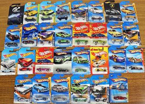 S◇未使用品◇ミニカー 30台セット HOT WHEELS/ホットウィール BATMOBILE/CADILLAG LMP/C6 CORVETTE/VOLKSWAGEN GOLF GTI 他 未開封