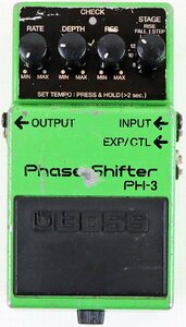 S◇ジャンク品◇エフェクター/フェイザー PH3 BOSS/ボス Phase Shifter/フェイズシフター 本体のみ 付属品なし ※裏面のゴム欠損